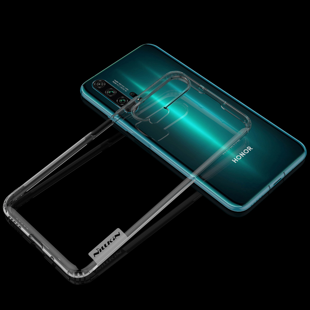 Силиконовый чехол Nillkin для Huawei Honor 20 pro прозрачный - Москва