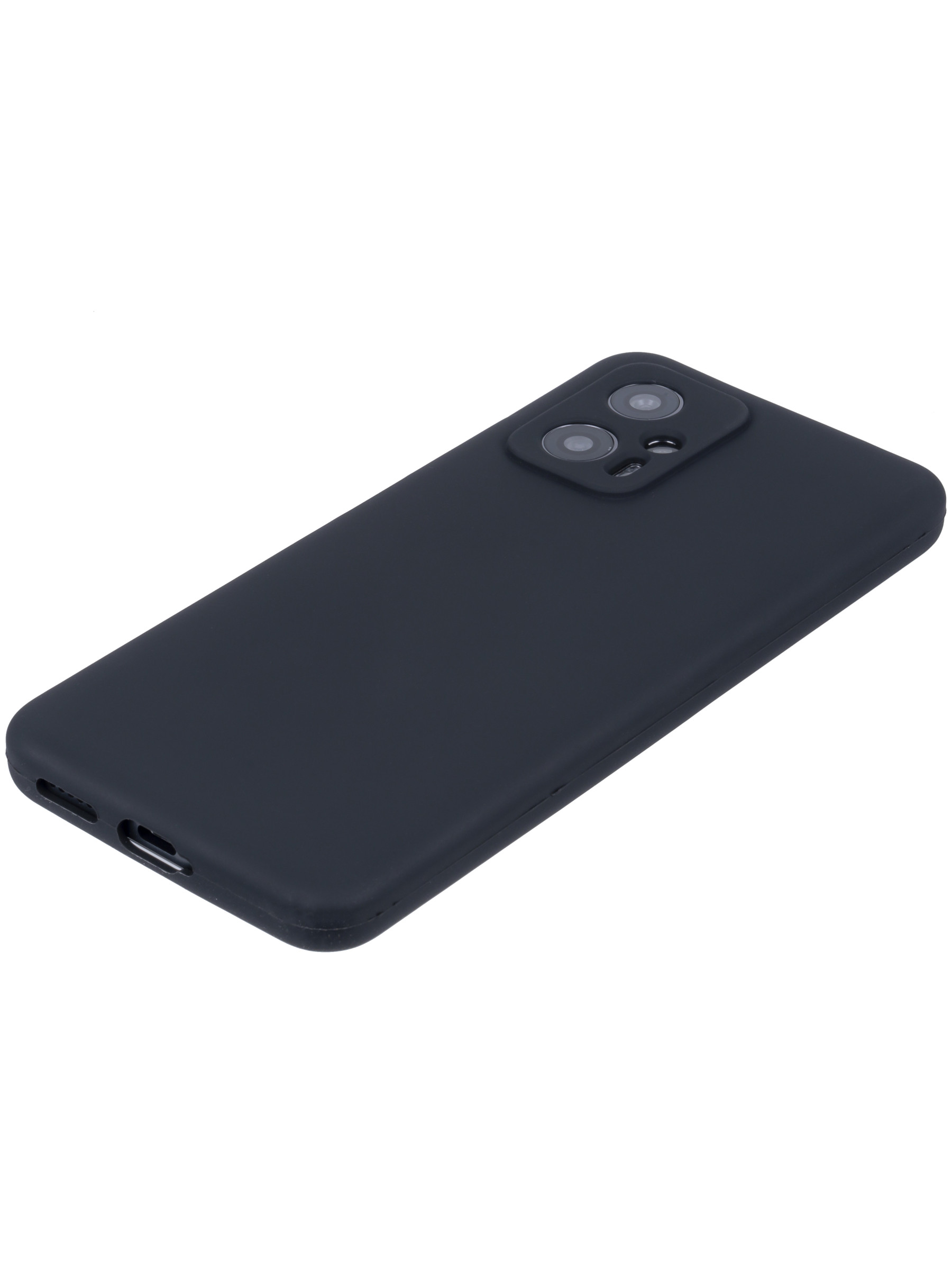 Силиконовый чехол SiliconeCase для Xiaomi Poco X4 GT / Redmi Note 11T Pro  (Plus) черный матовый - Москва